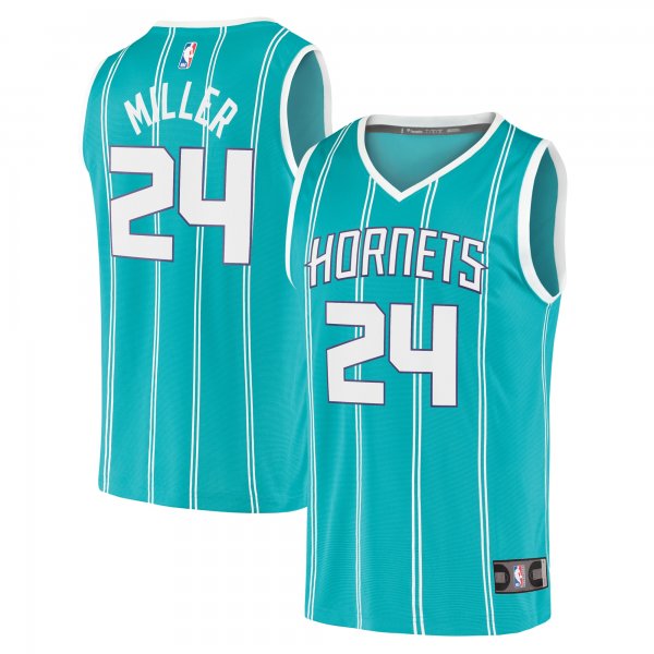 Youth Charlotte Hornets Brandon Miller Fanatics Teal 2023 NBA Draft First Round Pick Fast Break Replica Jersey - Icon Edition