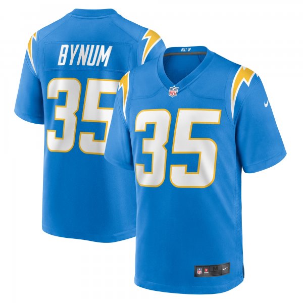 Men's Los Angeles Chargers Terrell Bynum Nike  Powder Blue Team Game Jersey