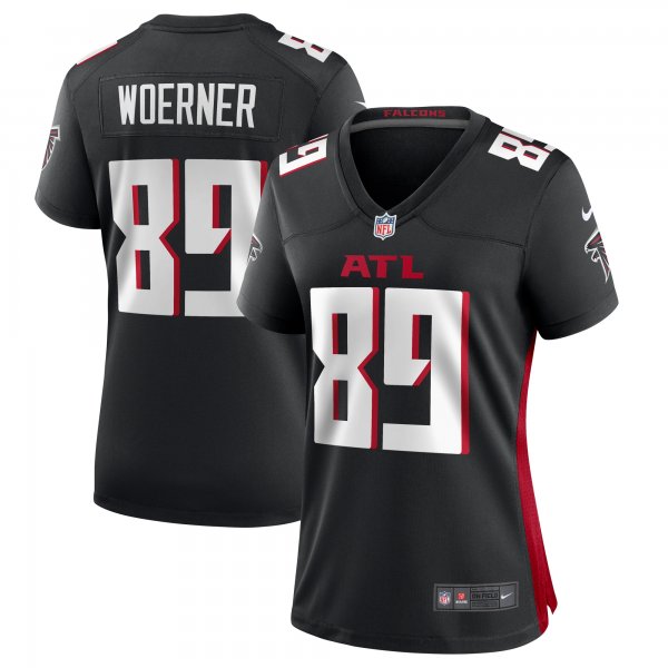 Women's Atlanta Falcons Charlie Woerner Nike  Black  Game Jersey