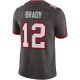 Men's Tampa Bay Buccaneers Tom Brady Nike Pewter Alternate Vapor Limited Jersey