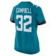 Women's Jacksonville Jaguars Tyson Campbell Nike Teal Nike Game Jersey