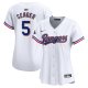 Women's Texas Rangers Corey Seager Nike White 2024 Gold Collection Limited Player Jersey