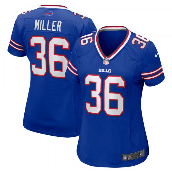 Women's Buffalo Bills Herb Miller Nike  Royal  Game Jersey