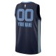 Unisex Memphis Grizzlies Nike Navy Swingman Custom Jersey - Icon Edition