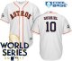 Houston Astros #10 Yulieski Gurriel Men Home 2017 World Series Cool Base Majestic Jersey