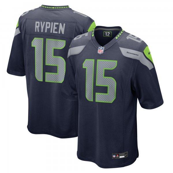 Men's Seattle Seahawks Brett Rypien Nike College Navy Team Game Jersey