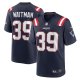 Men's New England Patriots Corliss Waitman Nike  Navy Team Game Jersey