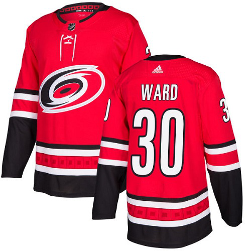 Adidas Carolina Hurricanes #30 Cam Ward Red Home Stitched NHL Jersey