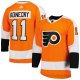 Men's Philadelphia Flyers Travis Konecny adidas Orange Home Primegreen Player Jersey