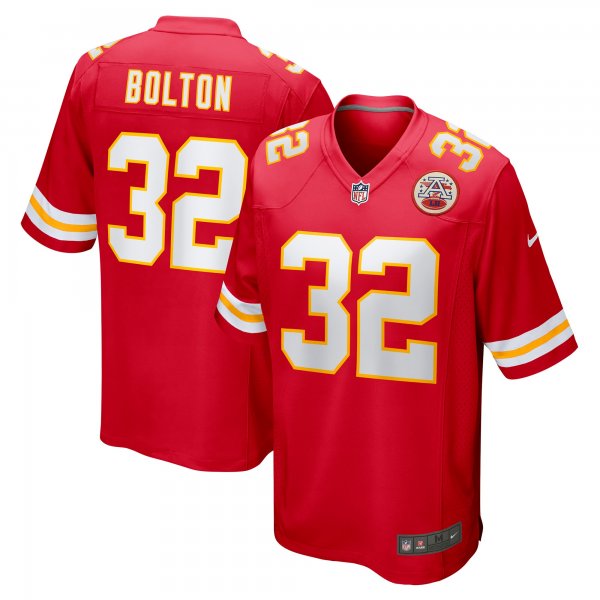 Men's Kansas City Chiefs Nick Bolton Nike Red Game Jersey