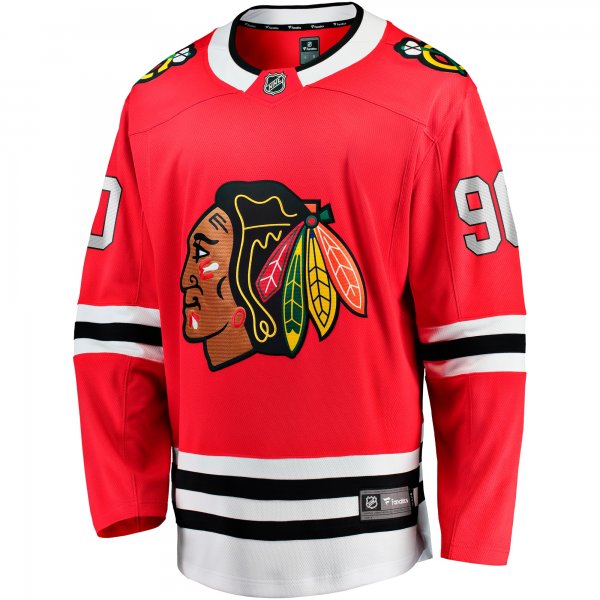 Men's Chicago Blackhawks Tyler Johnson Fanatics Red Home Team Breakaway Player Jersey