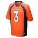 Men's Denver Broncos Russell Wilson Nike Orange Game Jersey