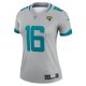 Women's Jacksonville Jaguars Trevor Lawrence Nike Silver Inverted Legend Jersey