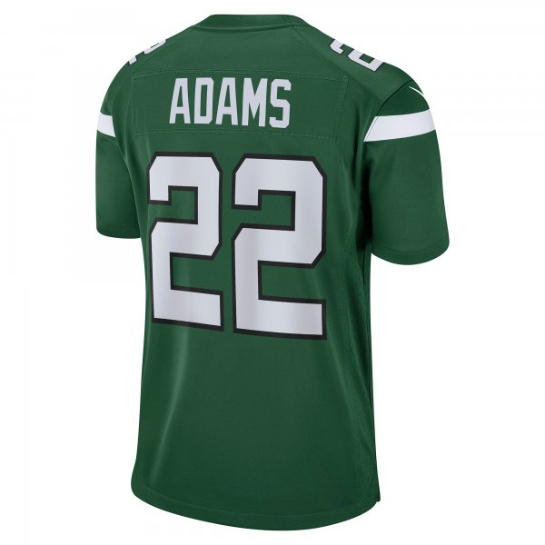 Men's New York Jets Tony Adams Nike Gotham Green Game Player Jersey