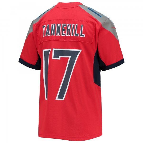 Youth Tennessee Titans Ryan Tannehill Nike Red Inverted Team Game Jersey