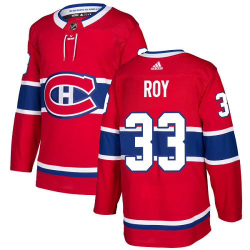 Adidas Montreal Canadiens #33 Patrick Roy Red Home Stitched NHL Jersey