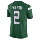 Men's New York Jets Zach Wilson Nike Gotham Green Vapor Limited Jersey