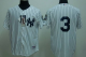 New York Yankees #3 Babe Ruth Stitched White MLB Jersey