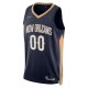 Men's New Orleans Pelicans Nike Navy 2021/22 Diamond Swingman Custom Jersey - Icon Edition