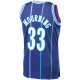 Men's Charlotte Hornets Alonzo Mourning Mitchell & Ness Purple 1994/95 Hardwood Classics Swingman Jersey