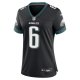 Women's Philadelphia Eagles DeVonta Smith Nike Black Alternate Game Jersey