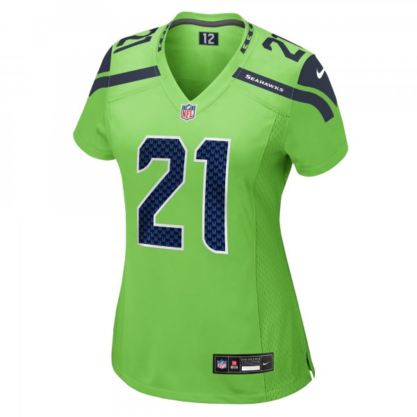 Women's Seattle Seahawks Devon Witherspoon Nike Neon Green  Game Jersey