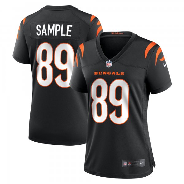 Women's Cincinnati Bengals Drew Sample Nike Black Game Jersey