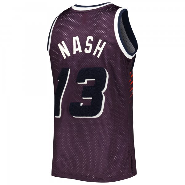 Men's Phoenix Suns Steve Nash Mitchell & Ness Purple 1996/97 Hardwood Classics Off-Court Swingman Jersey