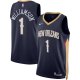 Unisex New Orleans Pelicans Zion Williamson Nike Navy Swingman Jersey - Icon Edition