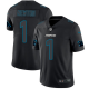 Nike Carolina Panthers #1 Cam Newton Black Men's Stitched NFL Limited Rush Impact Jersey