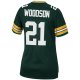 Women's Green Bay Packers Charles Woodson Mitchell & Ness Green 2010 Legacy Replica Player Jersey