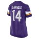 Women's Minnesota Vikings Sam Darnold Nike  Purple Team Game Jersey