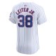 Men's Chicago Cubs Mark Leiter Jr. Nike White Home Elite Player Jersey