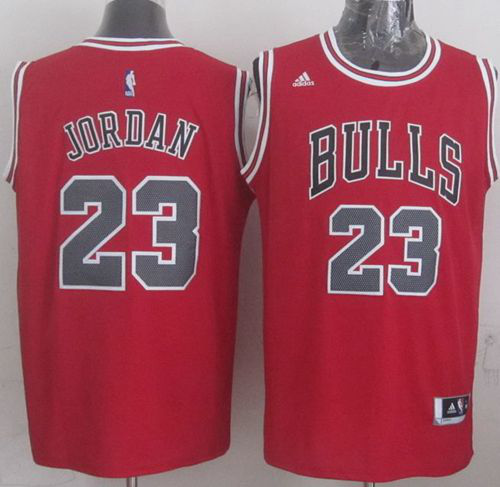 Men's Chicago Bulls #23 Michael Jordan Revolution 30 Red Stitched NBA Jersey