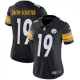 Women's Nike Pittsburgh Steelers #19 JuJu Smith-Schuster Limited Black Team Color NFL Jersey