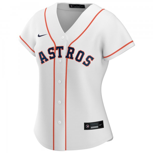 Women's Houston Astros Nike White Home Replica Custom Jersey