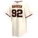 Men's San Francisco Giants Alyssa Nakken Nike Cream Home Replica Player Jersey