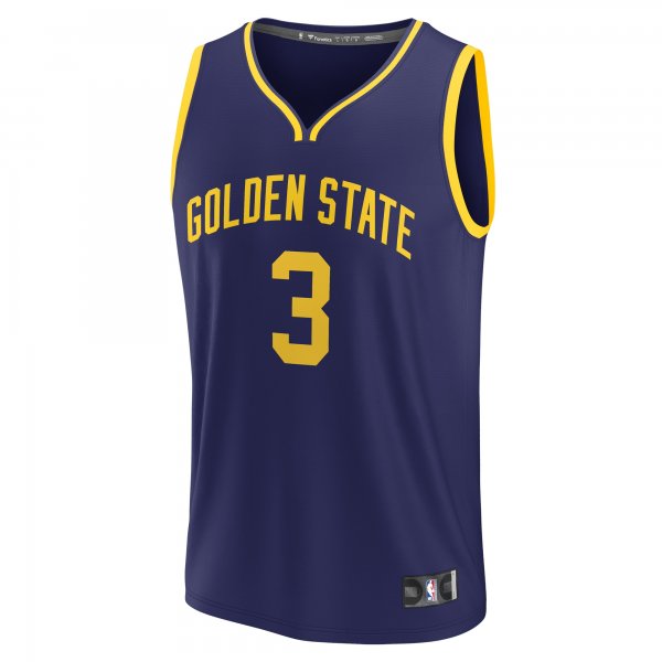 Youth Golden State Warriors Chris Paul Fanatics Navy Fast Break Player Jersey - Statement Edition