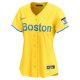 Women's Boston Red Sox  Nike Gold City Connect Limited Jersey