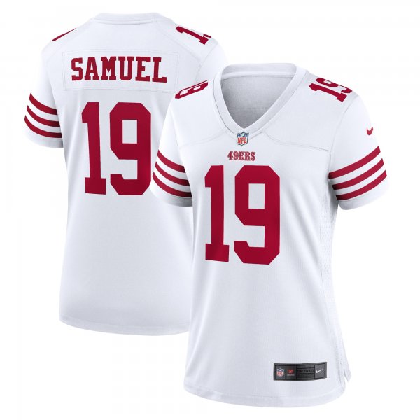 Women's San Francisco 49ers Deebo Samuel Nike White Player Jersey