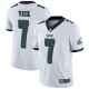 Men's Nike Philadelphia Eagles #7 Michael Vick Limited Road White Football Vapor Untouchable Jersey