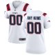 Women's Nike New England Patriots White Custom Game Jersey