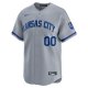 Men's Kansas City Royals  Nike Gray Away Limited Custom Jersey