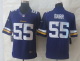 Nike Minnesota Vikings #55 Anthony Barr Purple Team Color Men's Stitched NFL Limited Jersey