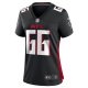 Women's Atlanta Falcons John Leglue Nike  Black Team Game Jersey