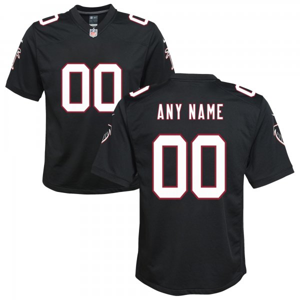 Youth Atlanta Falcons Nike Black Throwback Custom Game Jersey