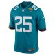 Men's Jacksonville Jaguars D'Ernest Johnson Nike  Teal Team Game Jersey