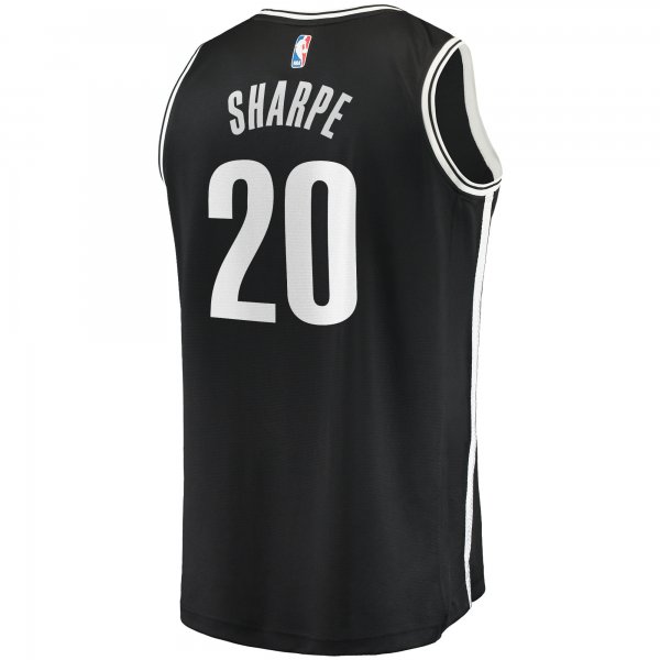 Men's Brooklyn Nets Day'Ron Sharpe Fanatics Black Fast Break Replica Jersey - Icon Edition