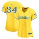 Women's Boston Red Sox David Ortiz Nike Gold City Connect Retired Player Jersey