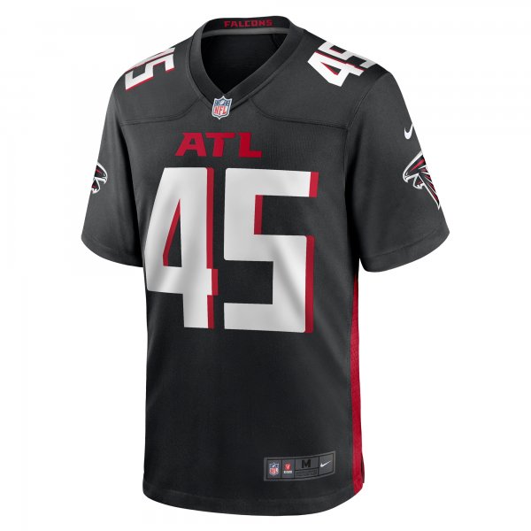 Men's Atlanta Falcons Donavan Mutin Nike  Black  Game Jersey